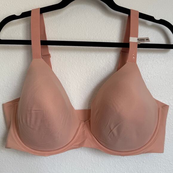 NWT AERIE Real Full Coverage Lightly Lined Bra in Blush Pink - Picture 1 of 8